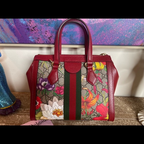 Gucci Ophidia GG Flora Small Tote - Picture 6 of 16